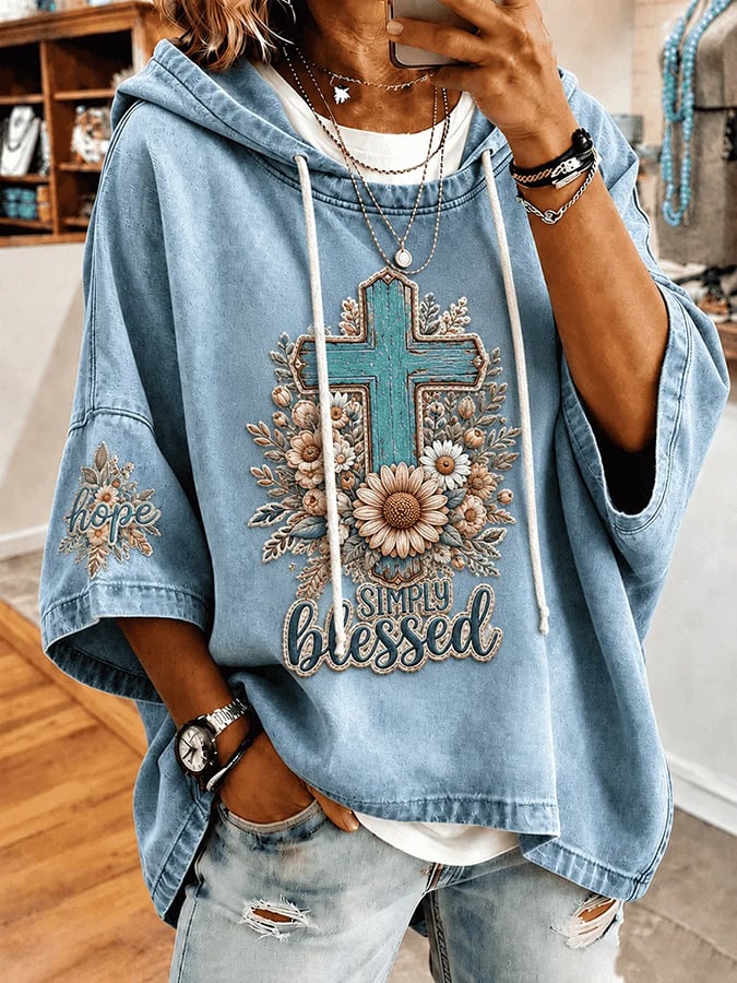 Women's Faith Over Fear Printing Top
