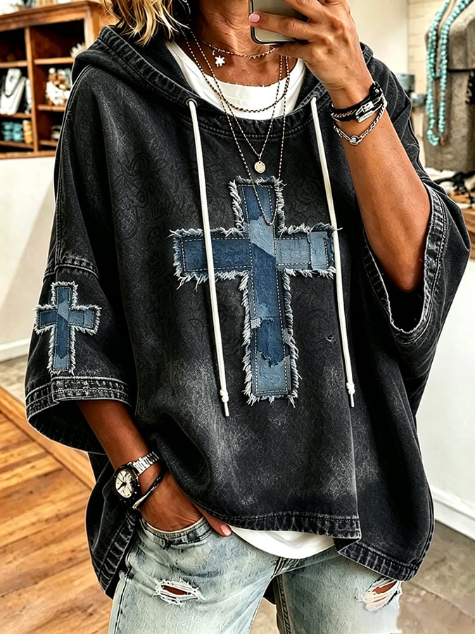 Women's Faith Printing Top