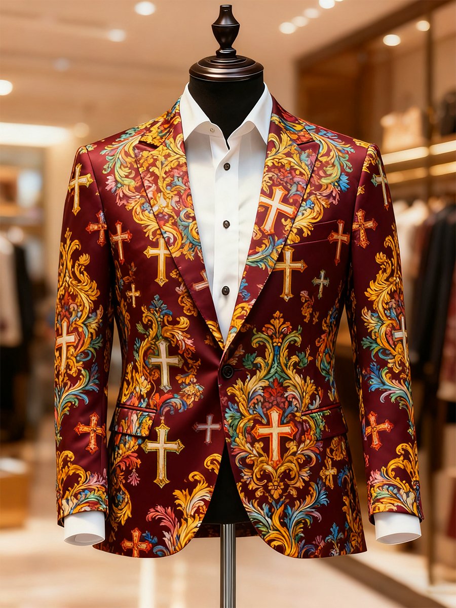 Men's Business Casual Faith Suit Outerwear
