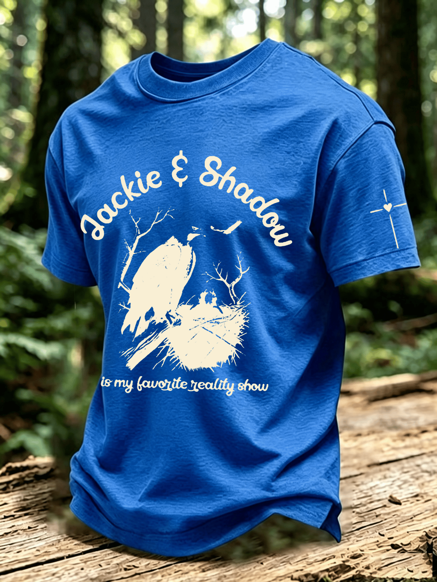 Men's Jackie and Shadow Print Short-Sleeve T-Shirt