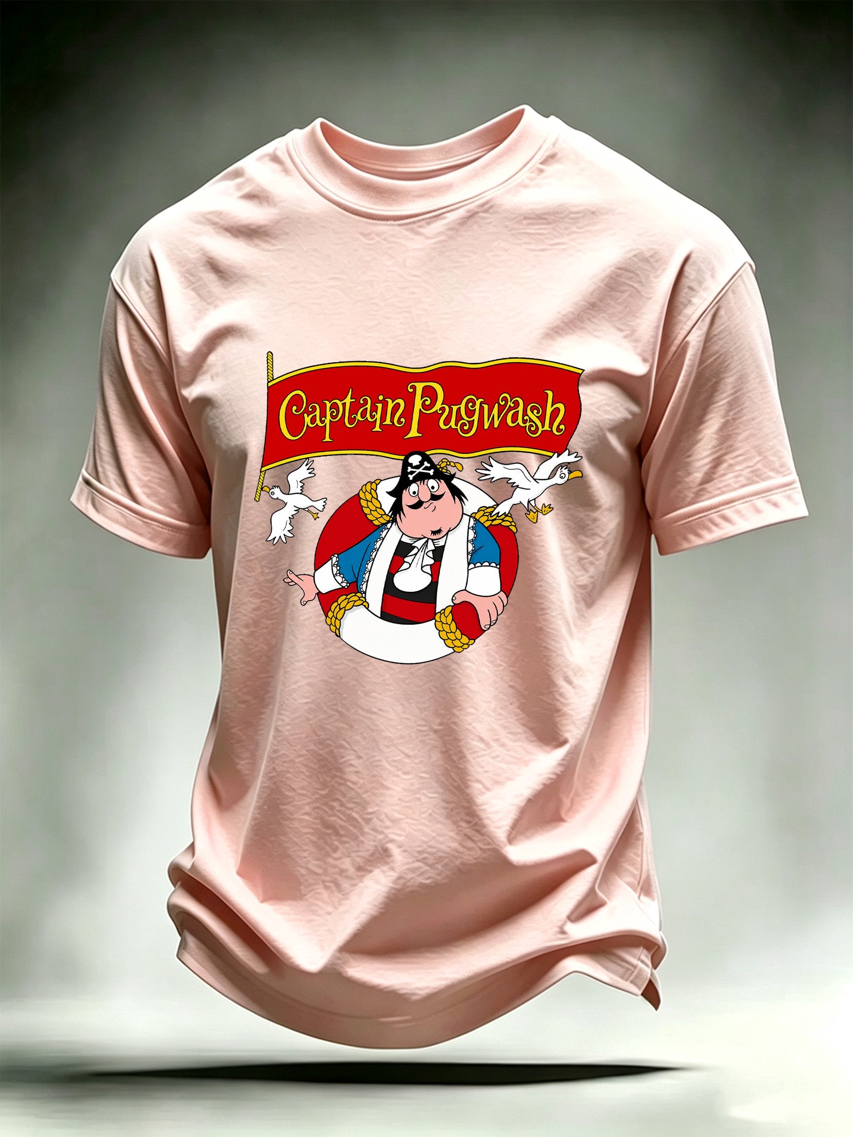 Men's Captain Pugwash Cartoon Classic T-Shirt