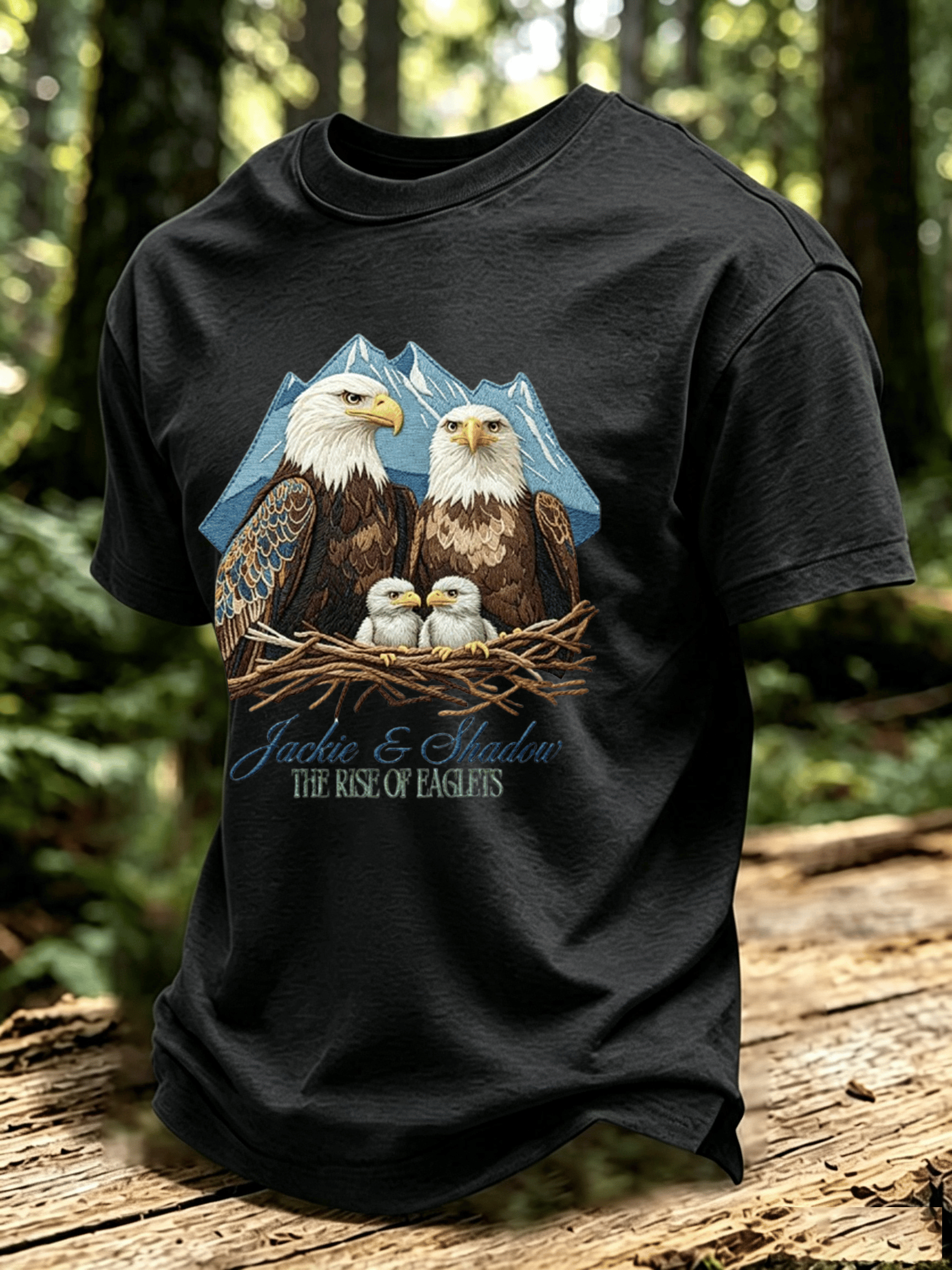 Men's Jackie and Shadow Print Short-Sleeve T-Shirt