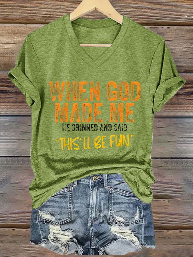 Women'S Casual Faith Short Sleeve T-Shirt