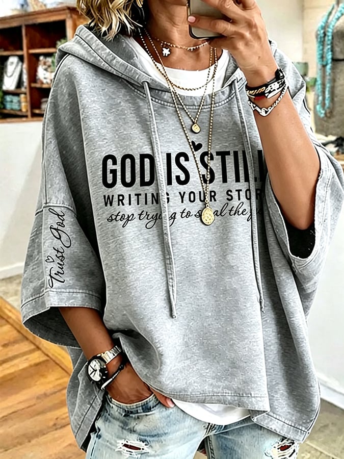 Women's Faith God Is Still Writing Your Story, Stop Trying To Skip The Pages Printing Top