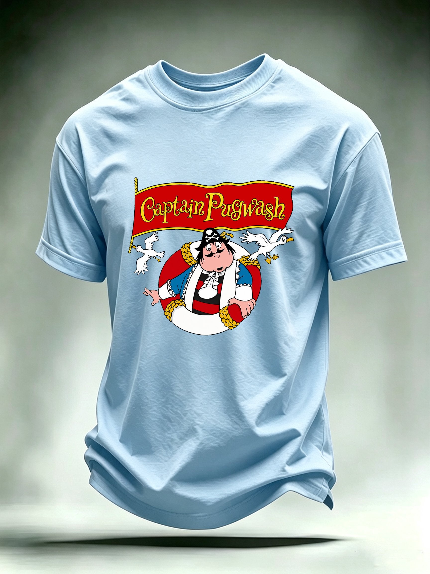 Men's Captain Pugwash Cartoon Classic T-Shirt