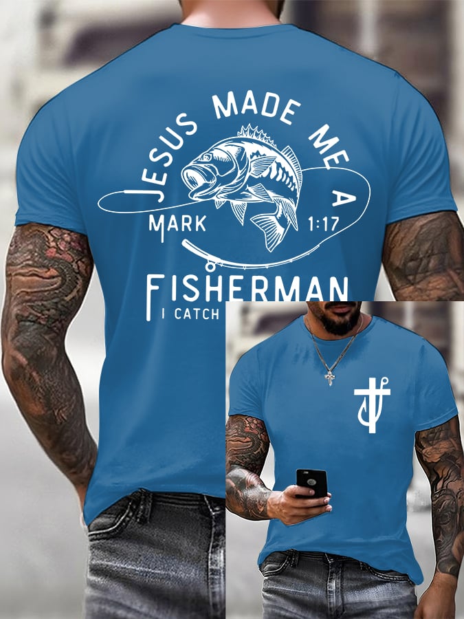 Men'S Casual Faith Short-Sleeved T-Shirt