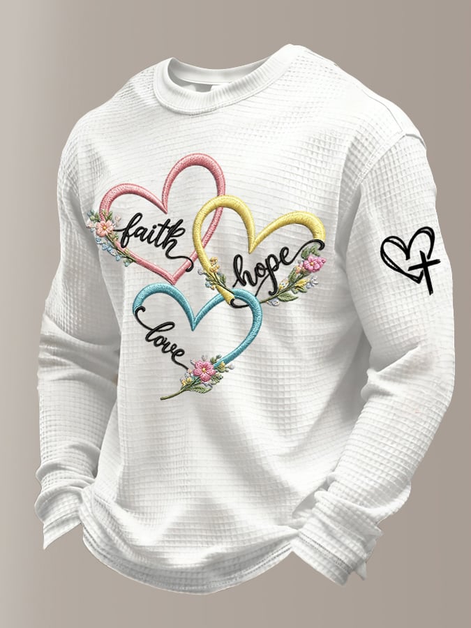 Men's Faith Printing T-Shirts