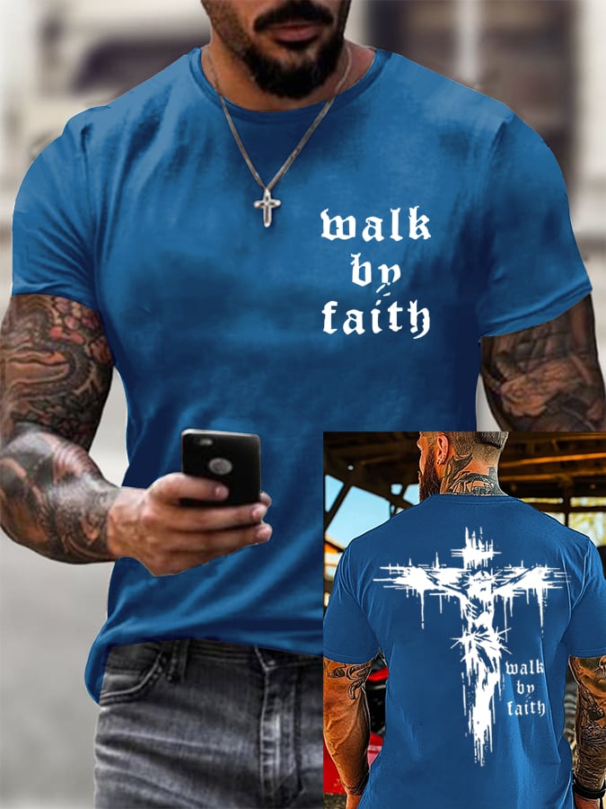 Men's Walk By Faith Short-sleeved T-shirt