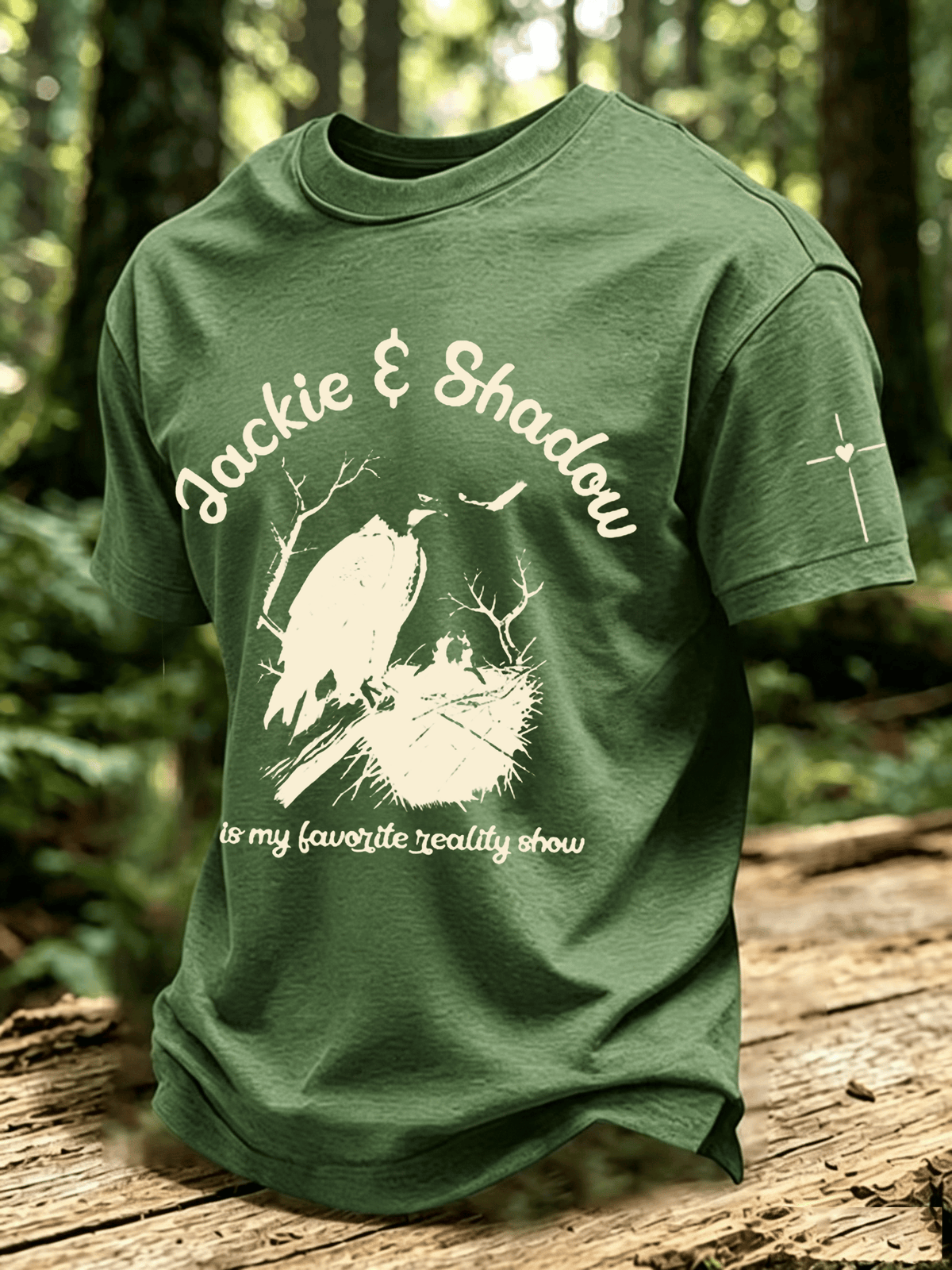 Men's Jackie and Shadow Print Short-Sleeve T-Shirt