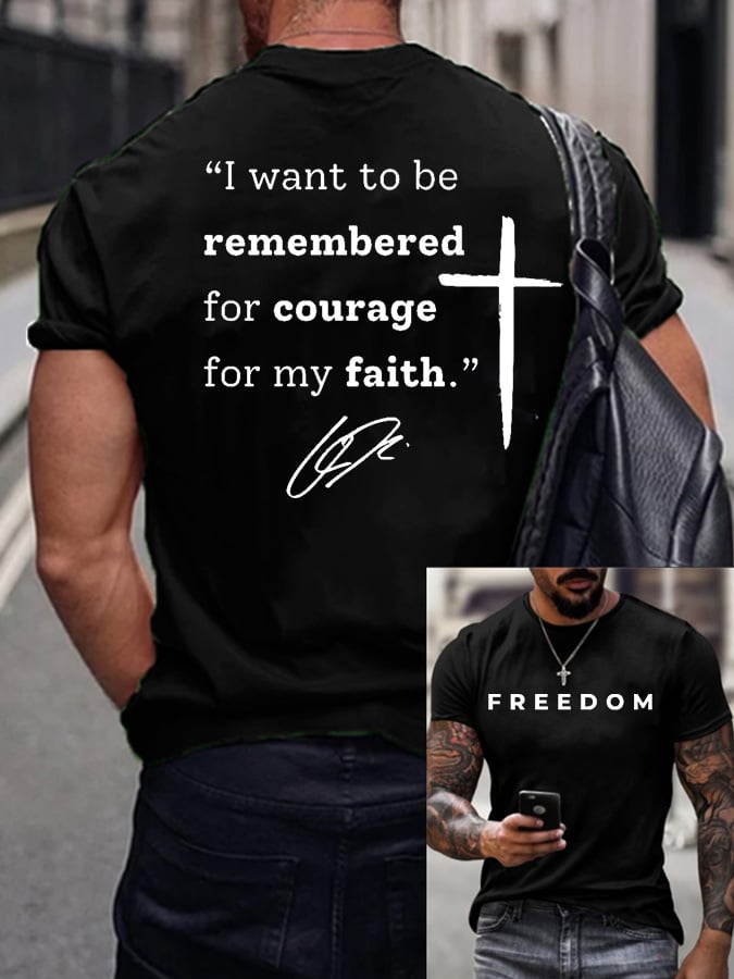 Men'S Casual Hot Print T-Shirt