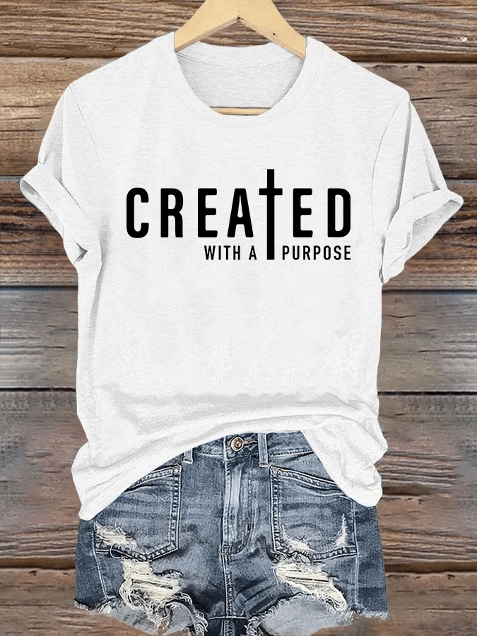 Women's created with a purpose T-Shirt