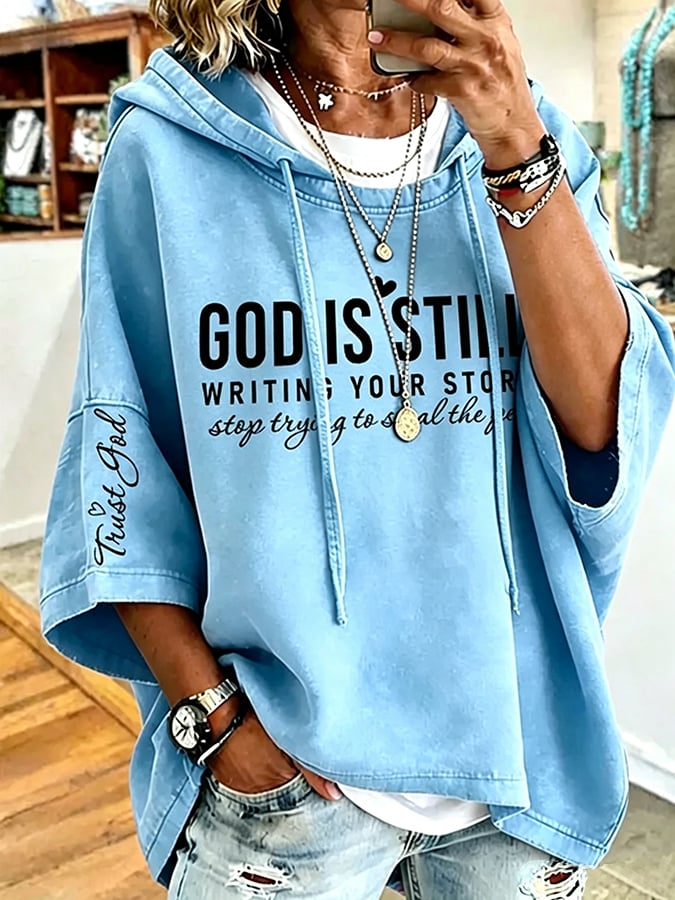 Women's Faith God Is Still Writing Your Story, Stop Trying To Skip The Pages Printing Top