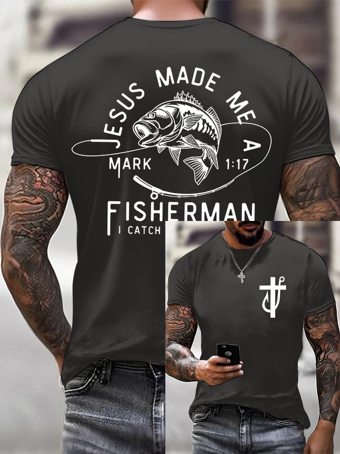 Men'S Casual Faith Short-Sleeved T-Shirt