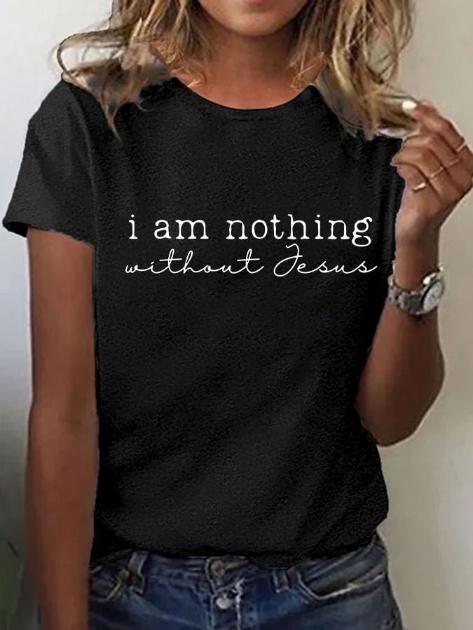 Women'S Casual Faith Short Sleeve T-Shirt