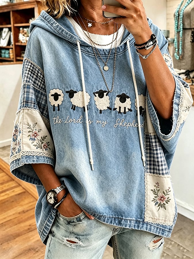 Women's Faith Printing Top