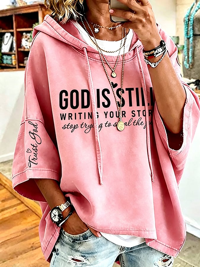 Women's Faith God Is Still Writing Your Story, Stop Trying To Skip The Pages Printing Top