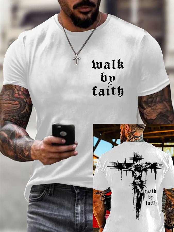 Men's Walk By Faith Short-sleeved T-shirt