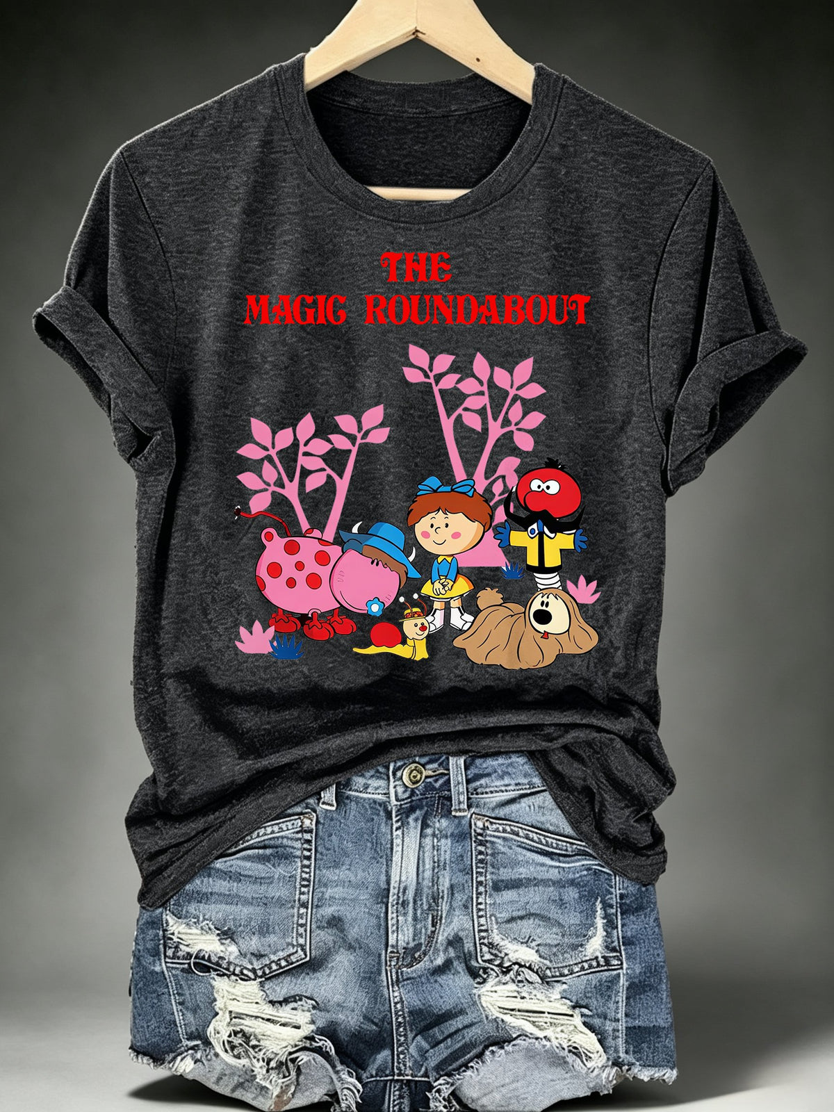 Women's Casual Printed Crew-Neck T-Shirt