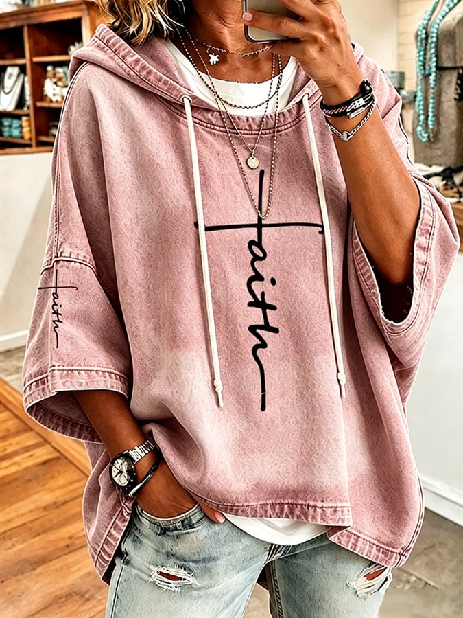 Women's Faith Over Fear Printing Top