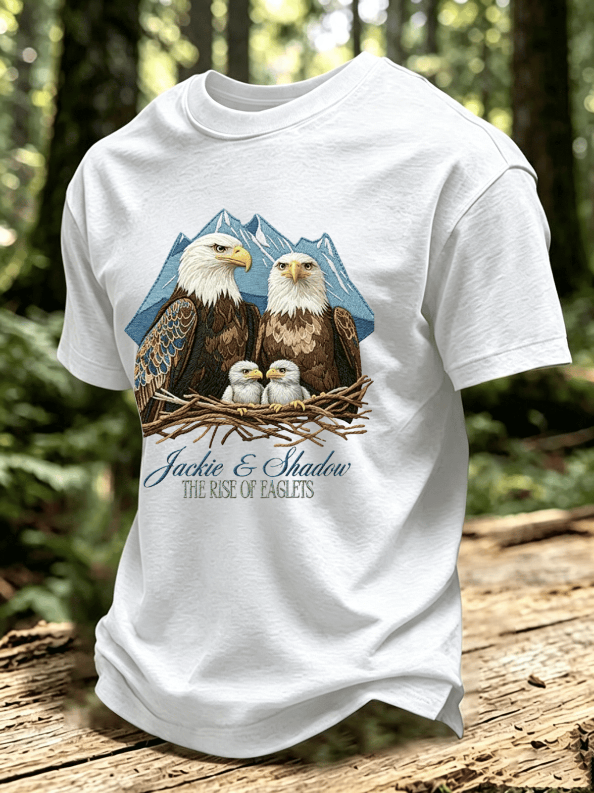 Men's Jackie and Shadow Print Short-Sleeve T-Shirt