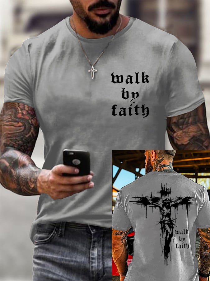 Men's Walk By Faith Short-sleeved T-shirt
