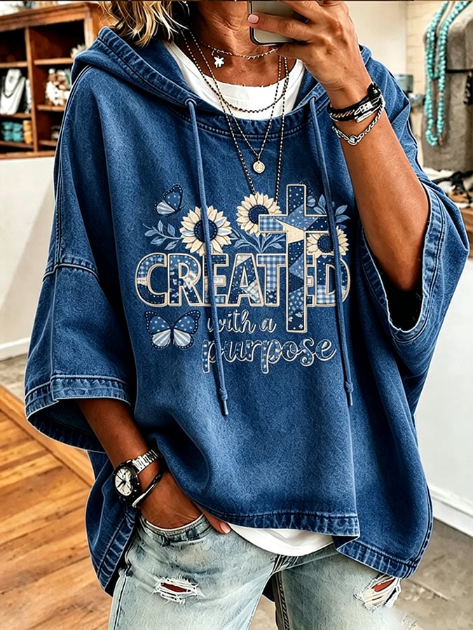 Women's Faith Over Fear Printing Top