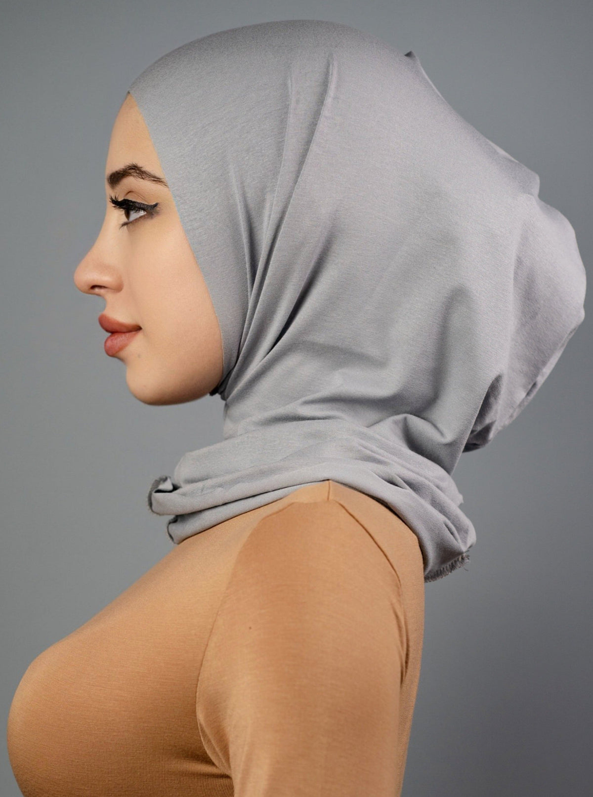 Practical hijab "Easy" - lightgrey