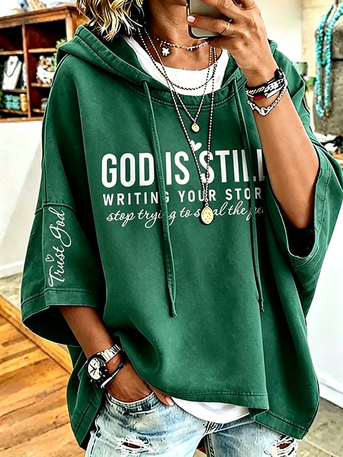 Women's Faith God Is Still Writing Your Story, Stop Trying To Skip The Pages Printing Top