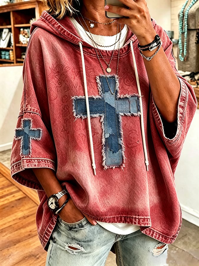 Women's Faith Printing Top