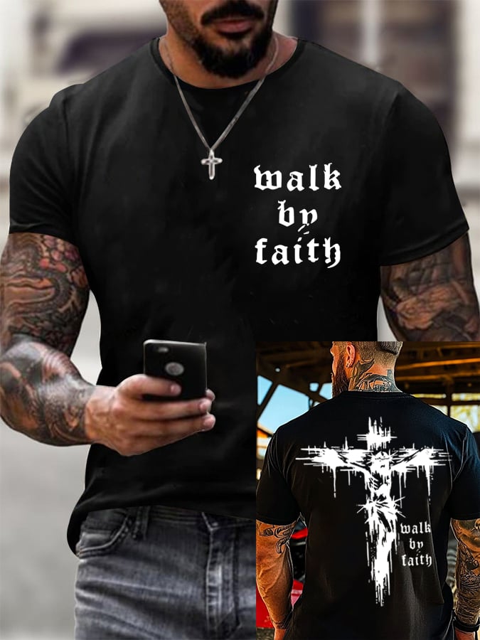 Men's Walk By Faith Short-sleeved T-shirt