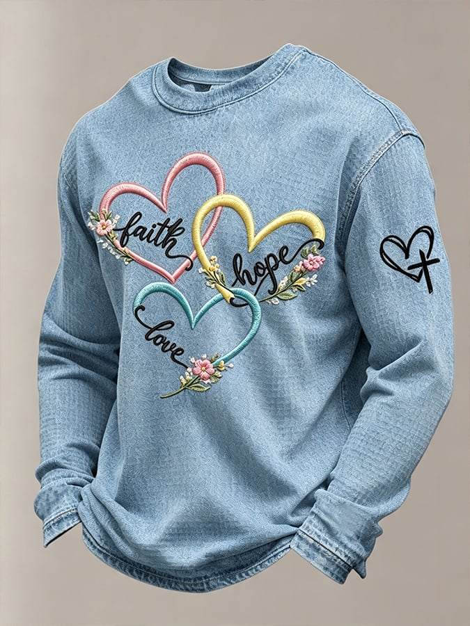 Men's Faith Printing T-Shirts