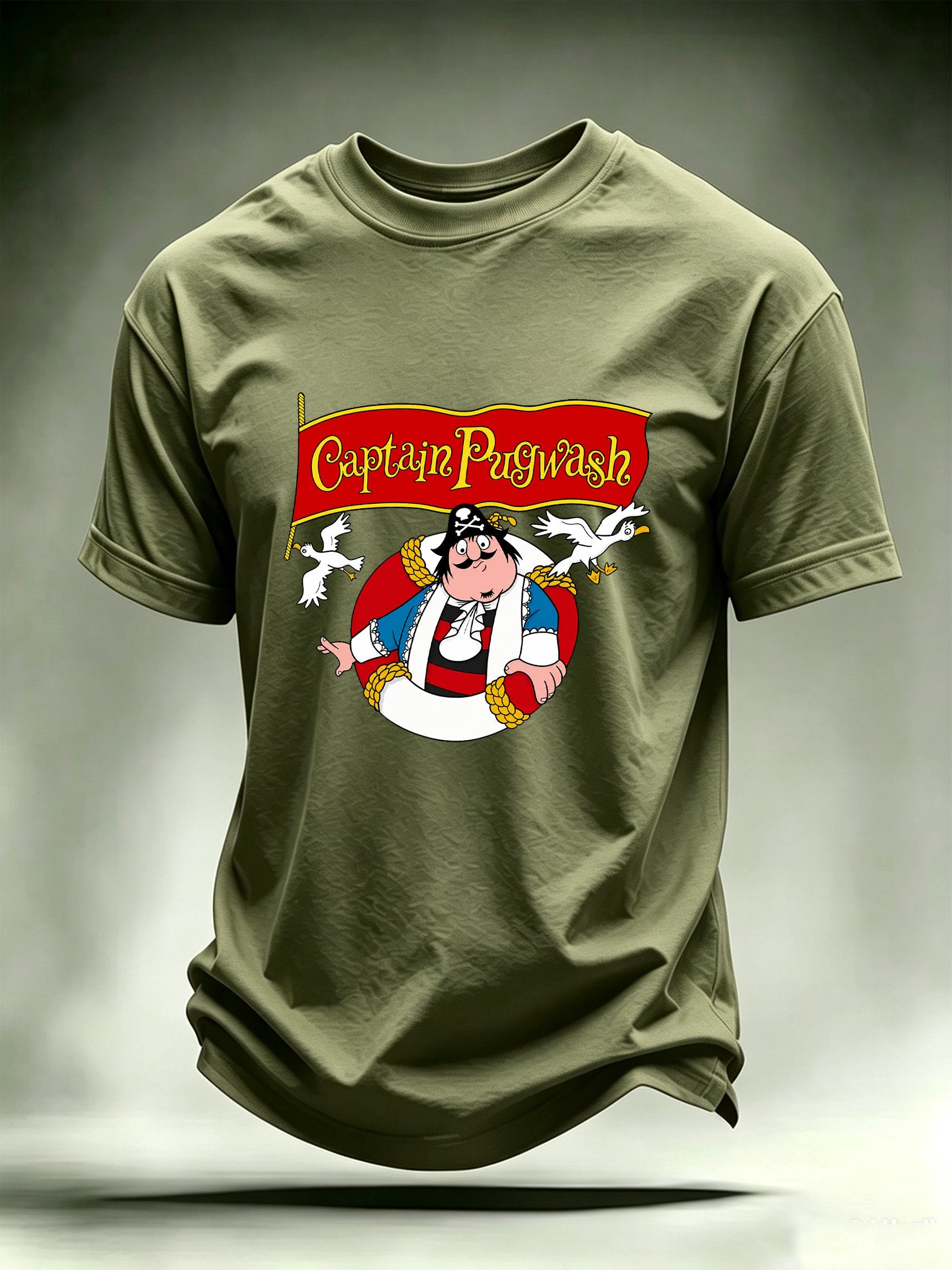 Men's Captain Pugwash Cartoon Classic T-Shirt