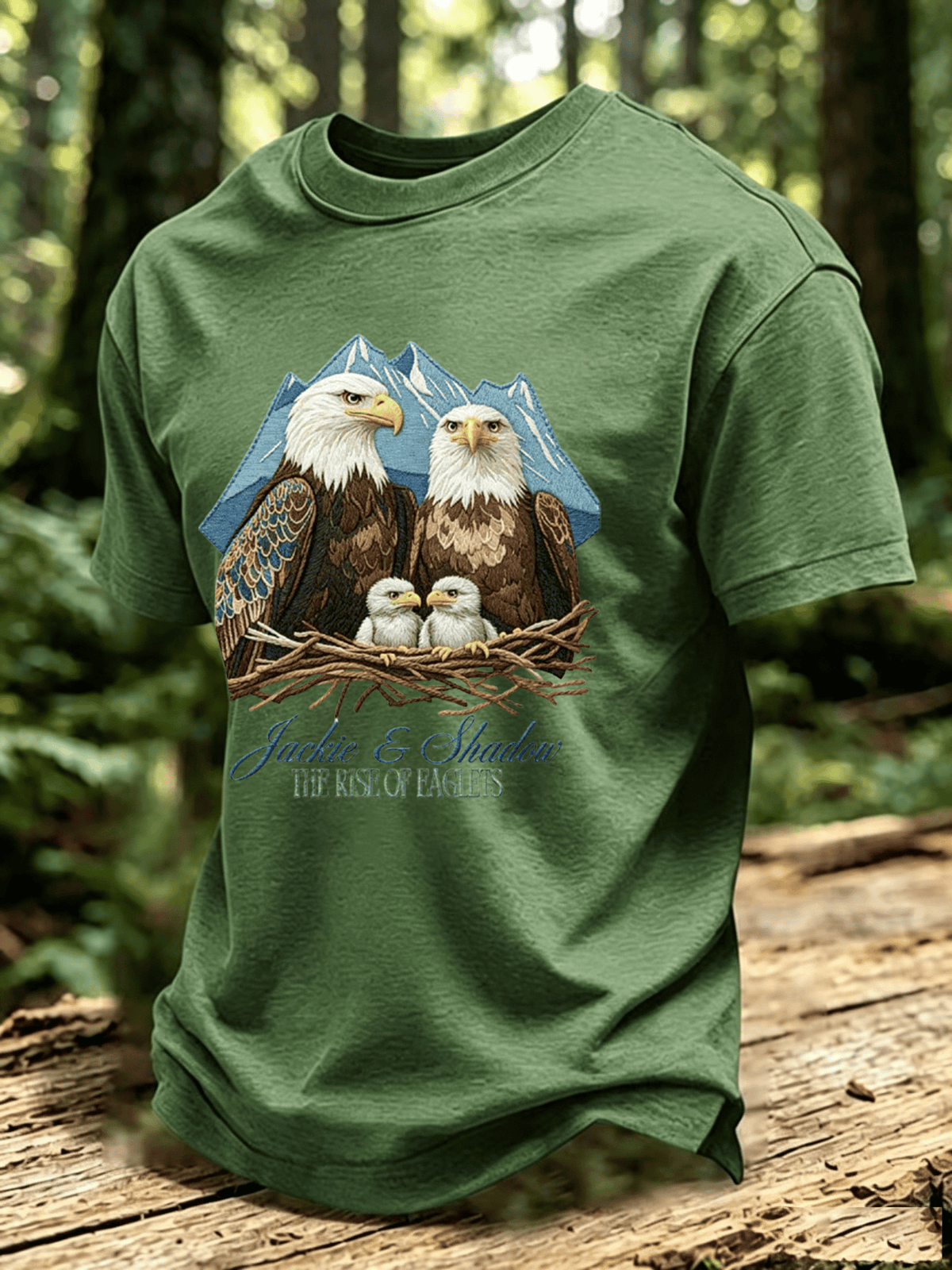 Men's Jackie and Shadow Print Short-Sleeve T-Shirt