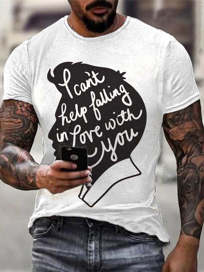 Men's Vintage Music Superstar Printed T-Shirt