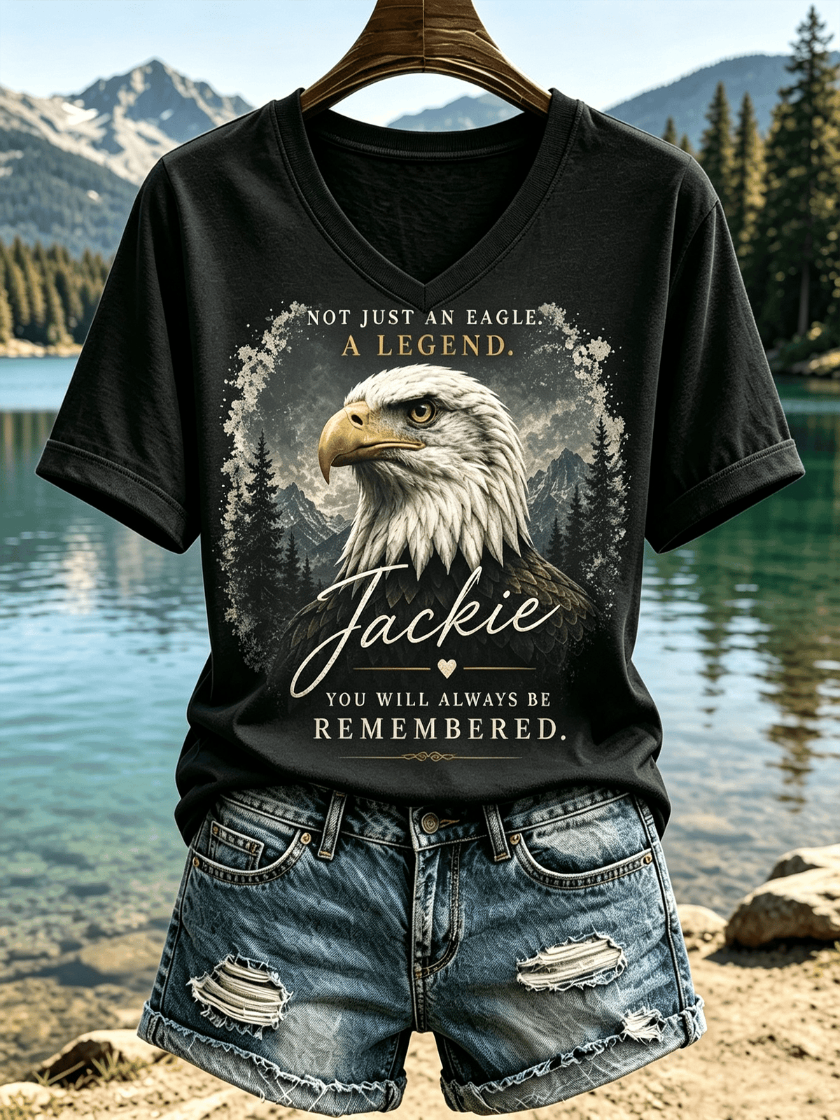 Women's Jackie And Shadow Printed T-shirt