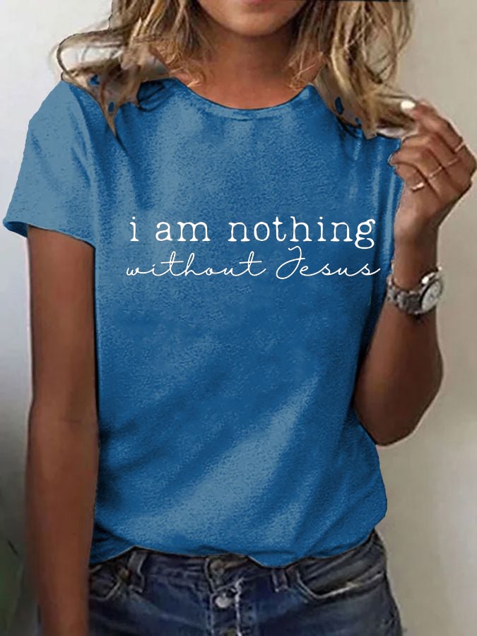 Women'S Casual Faith Short Sleeve T-Shirt