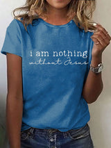 Women'S Casual Faith Short Sleeve T-Shirt