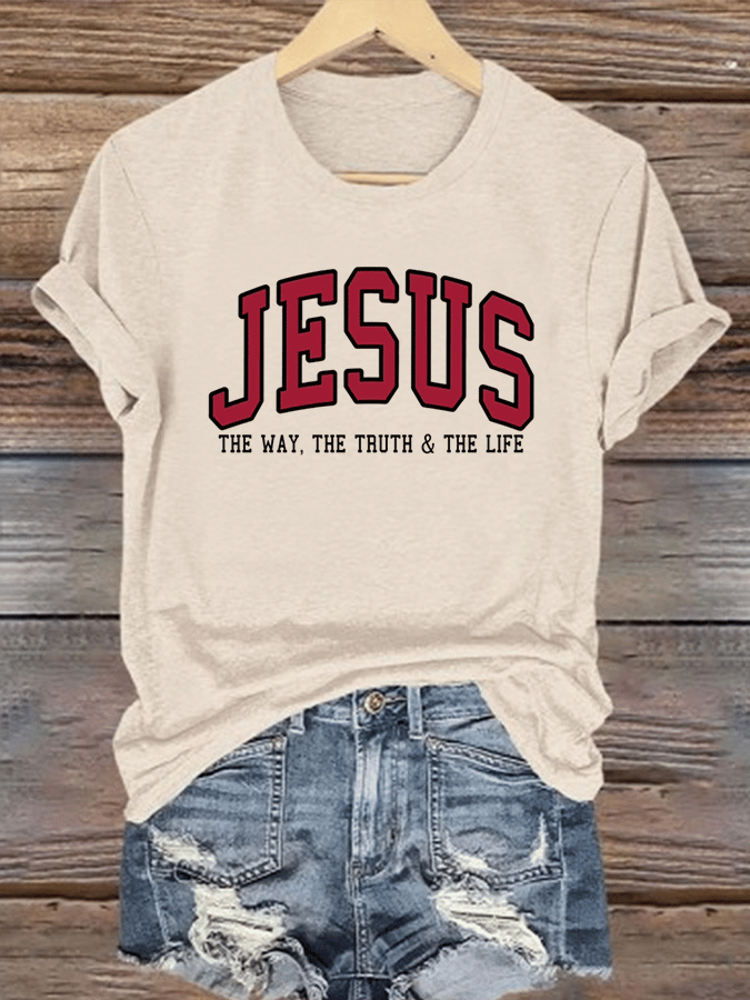 Women's JESUS THE WAY. THE TRUTH & THE LIFE Shirt