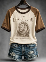 Women'S Casual Short-Sleeve T-Shirt With "Faith" Print