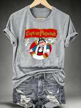 Women's Captain Pugwash Cartoon Classic T-Shirt