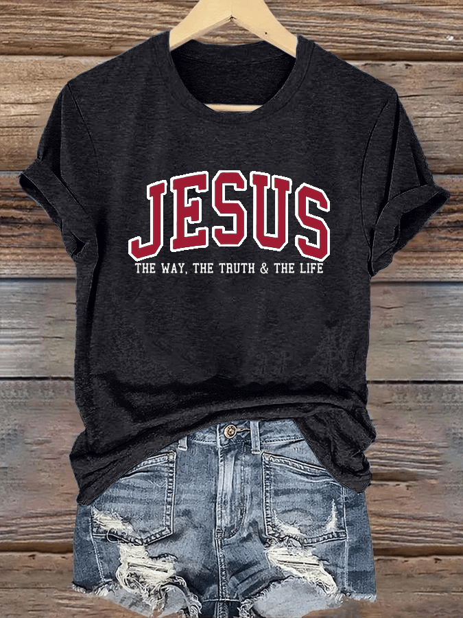 Women's JESUS THE WAY. THE TRUTH & THE LIFE Shirt