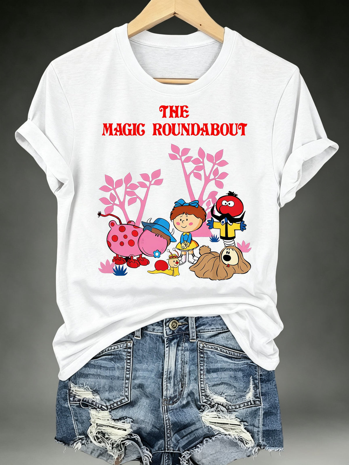 Women's Casual Printed Crew-Neck T-Shirt