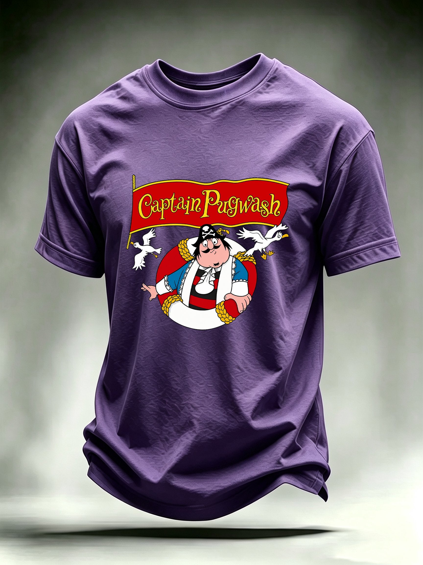 Men's Captain Pugwash Cartoon Classic T-Shirt