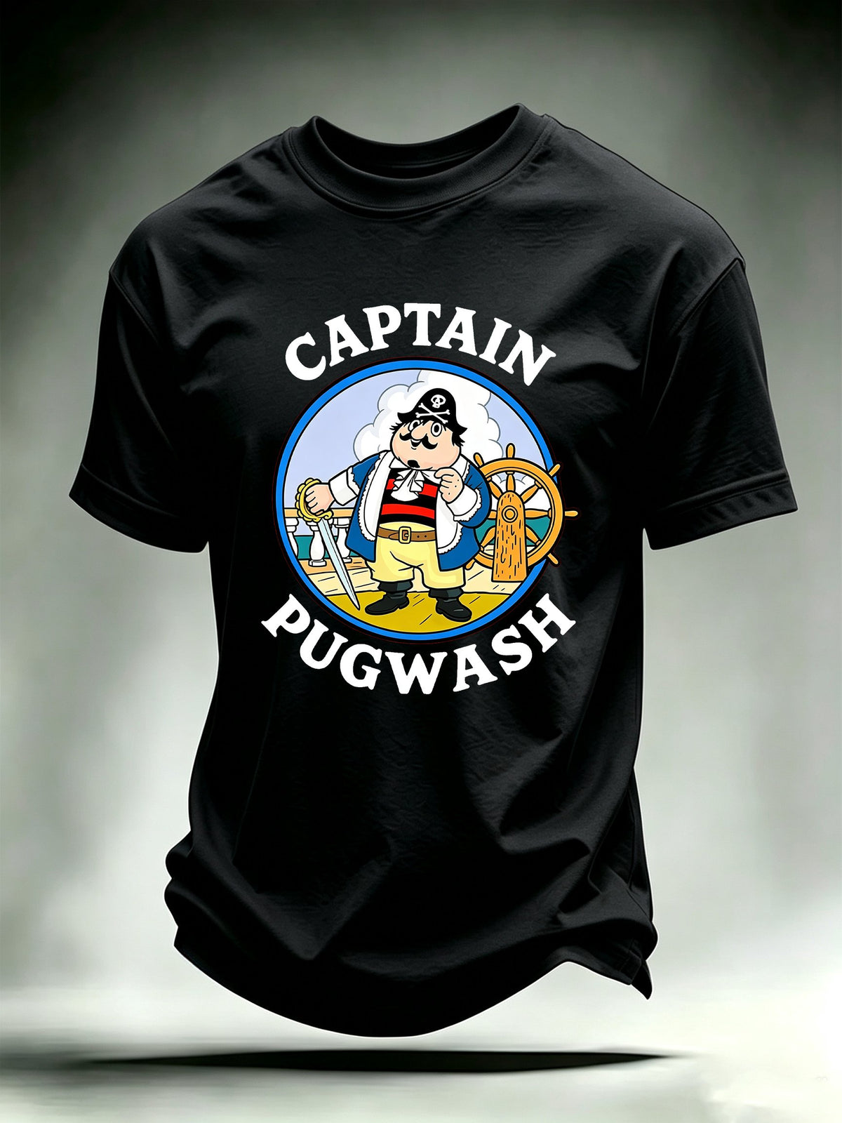 Men's Captain Pugwash in his ship Classic T-Shirt