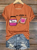 Women's  THE GOSPEL Print T-Shirt