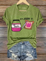 Women's  THE GOSPEL Print T-Shirt