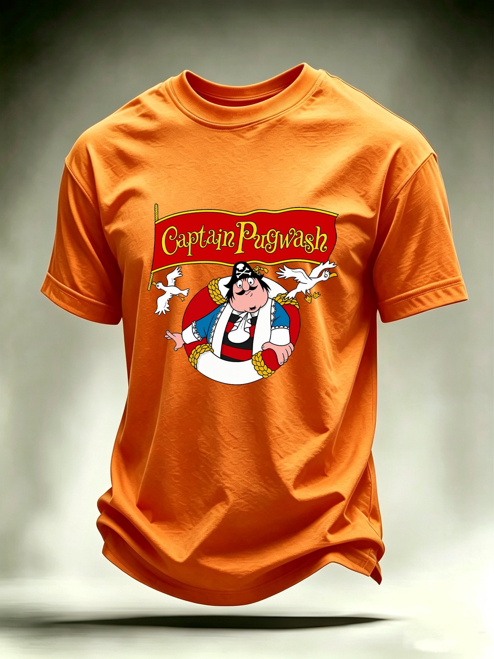 Men's Captain Pugwash Cartoon Classic T-Shirt