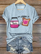 Women's  THE GOSPEL Print T-Shirt