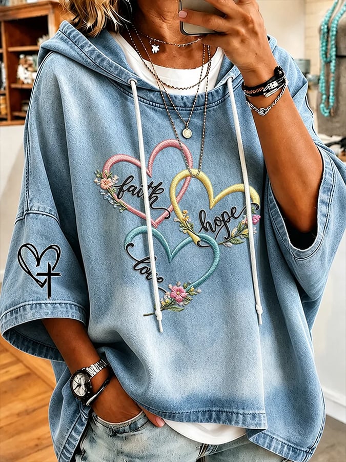 Women's  Faith  Printing  Top