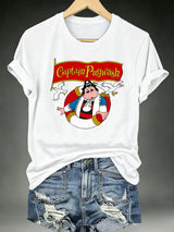 Women's Captain Pugwash Cartoon Classic T-Shirt